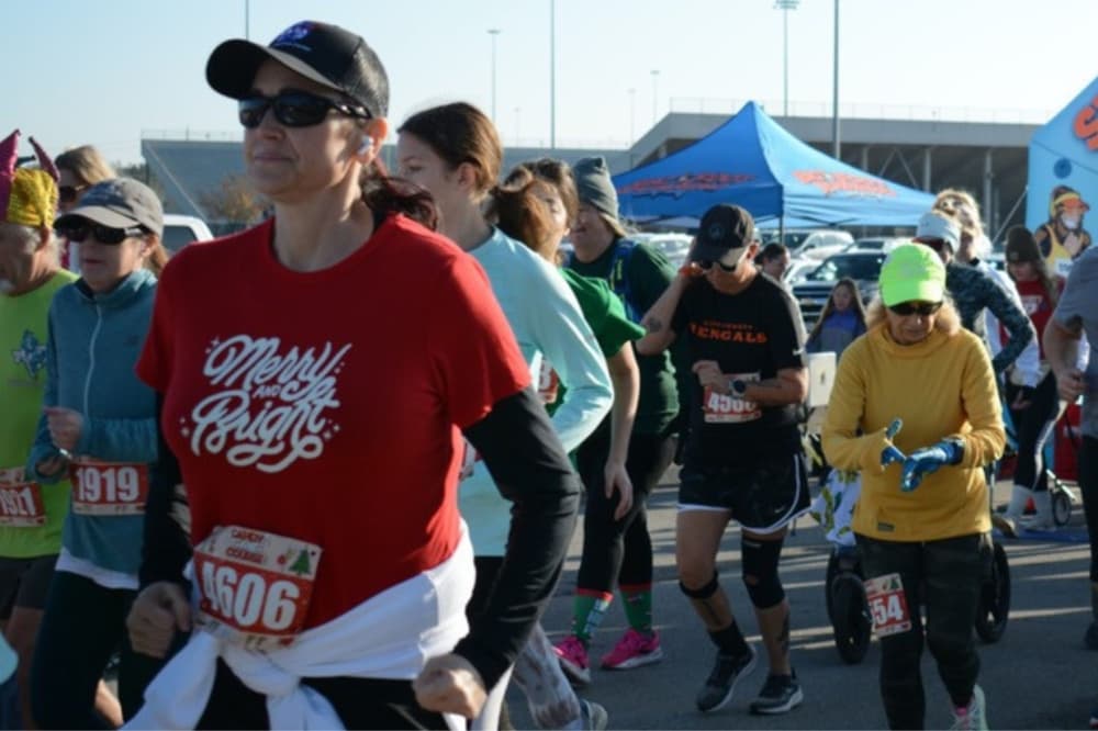 An image of last year's running event. 