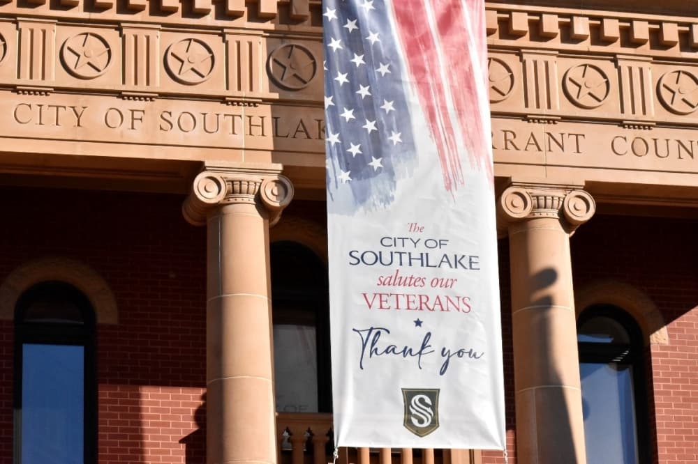 sign on city hall 