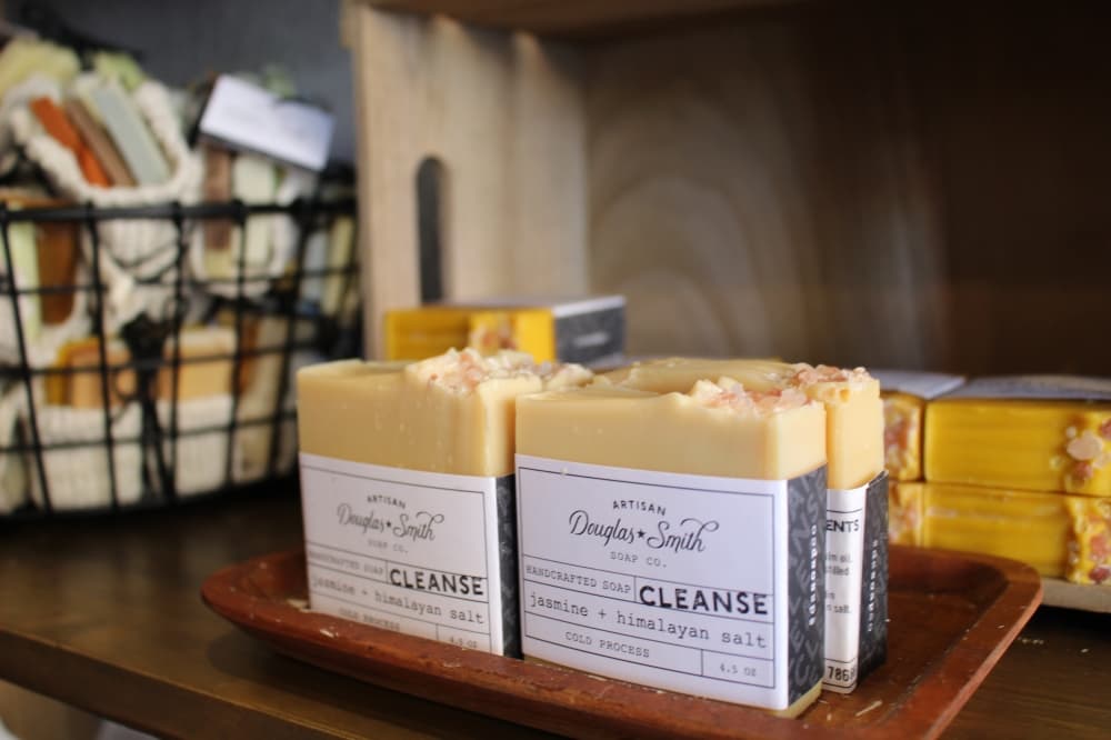 soaps on display