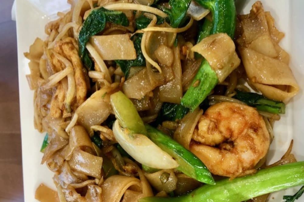 An image of an entree served at the restaurant. 