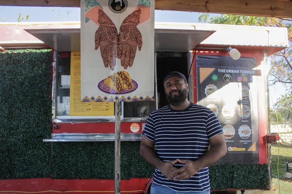 An image of the owner of the food truck. 