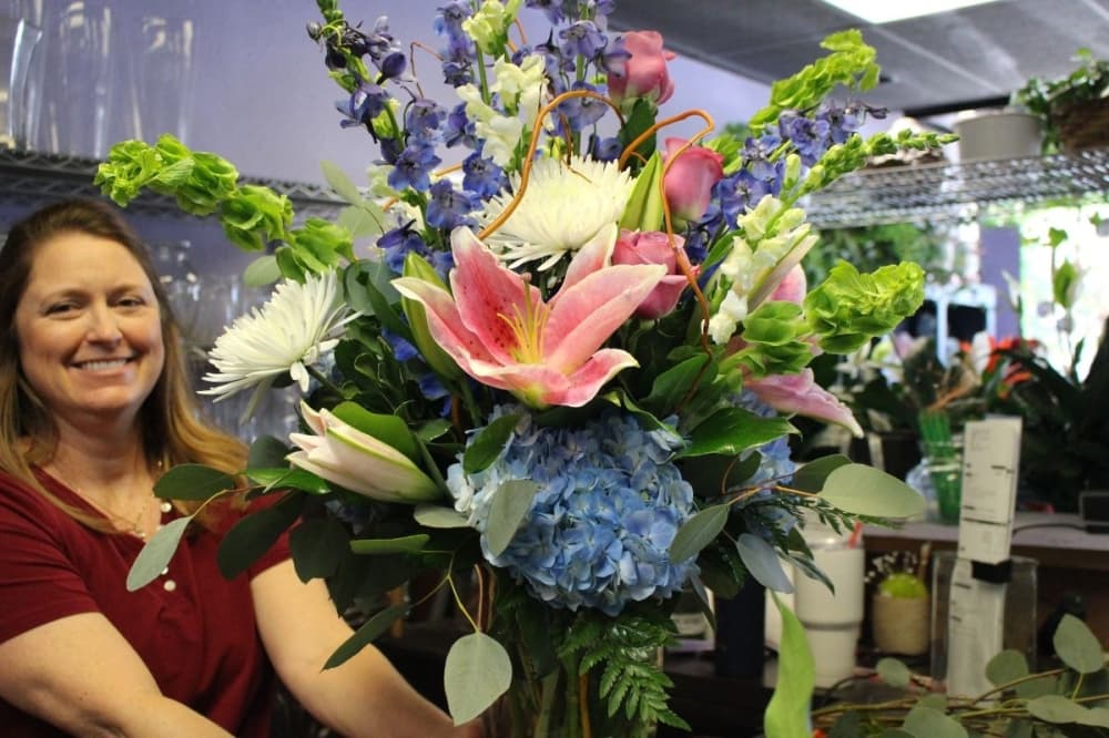Elaine's Florist designers take pride in customer service, the owner said. (Asia Armour/Community Impact)