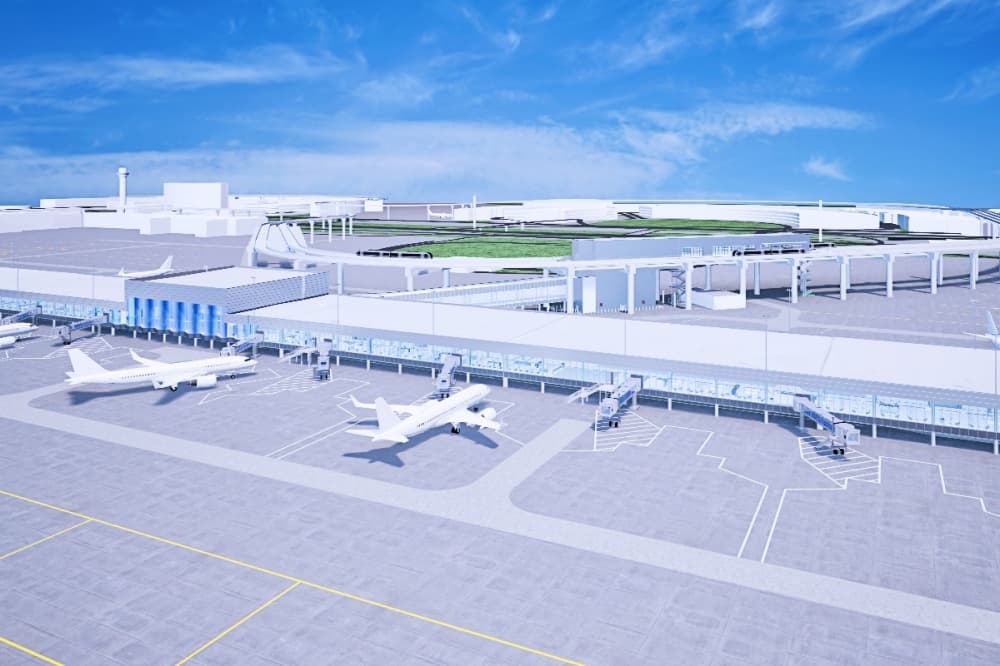 rendering of Terminal F