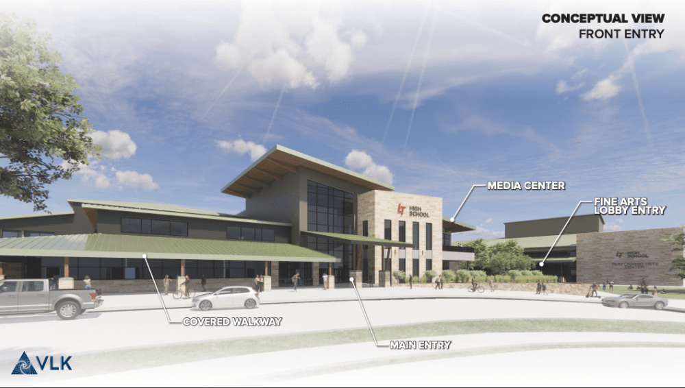 A rendering of High School No. 2