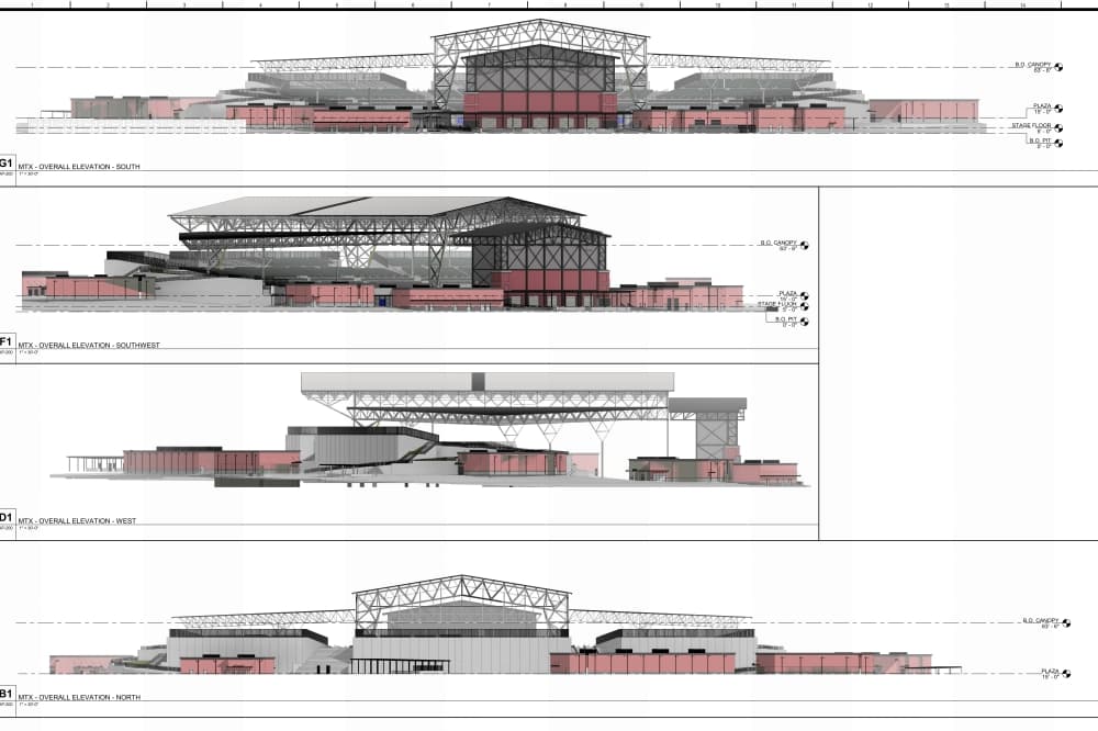 The project's facade plan