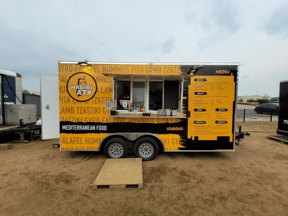A photo of the HabibiATX food truck. 