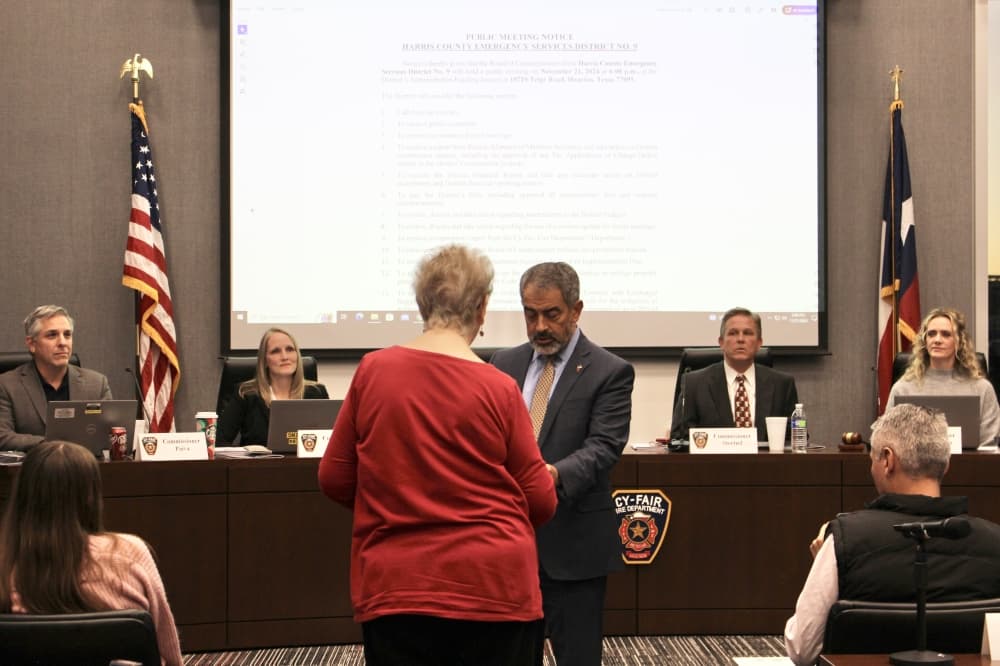 Jaime Martinez sworn in as Harris County ESD No. 9's newest commissioner