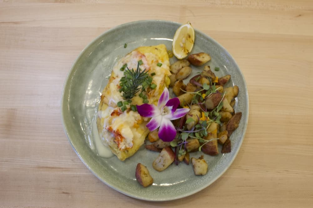 Egg Posh lobster omelet