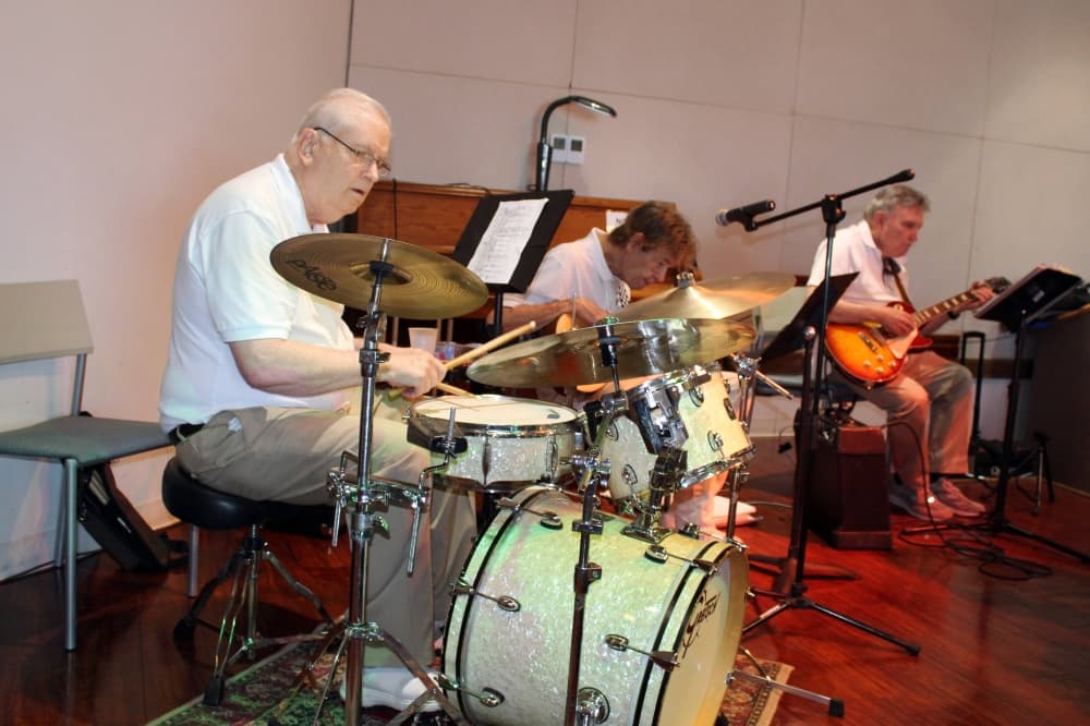 Male drumming 