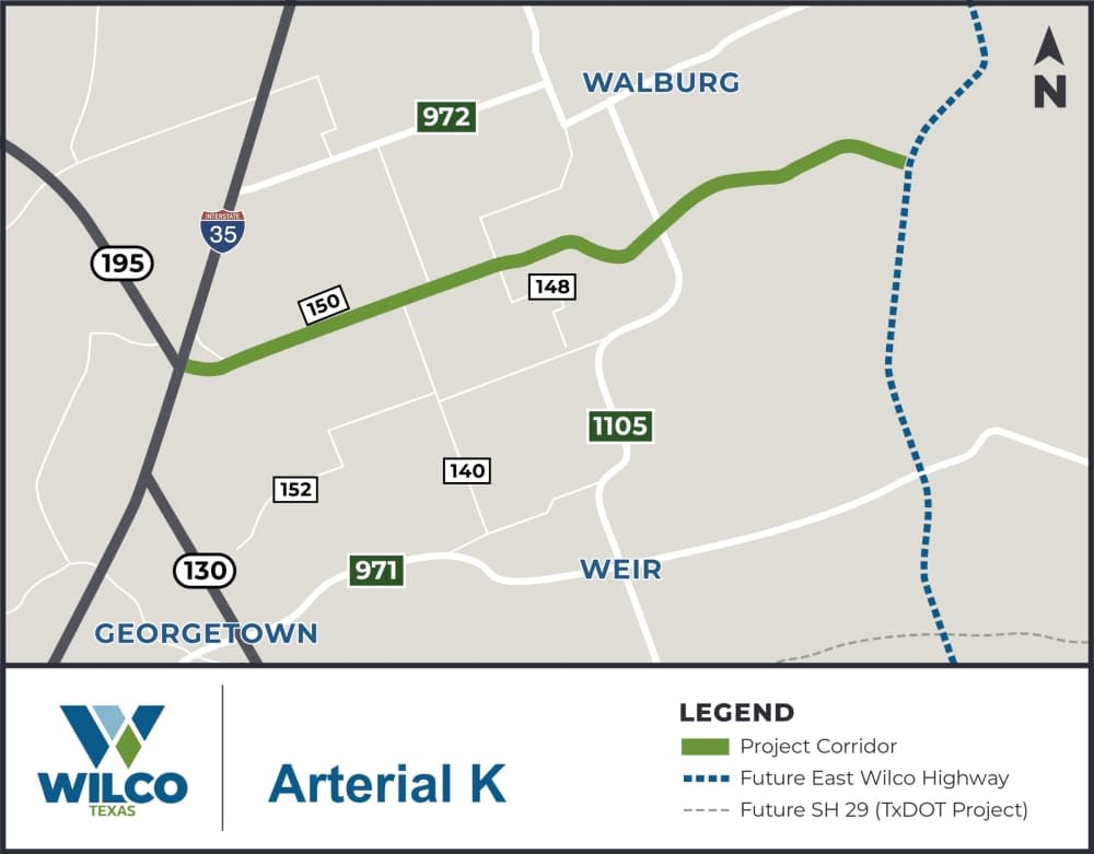 Arterial K route. 