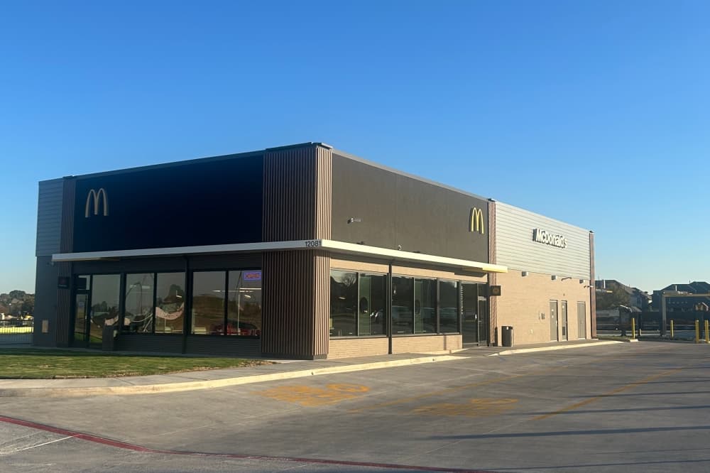 Exterior of McDonalds