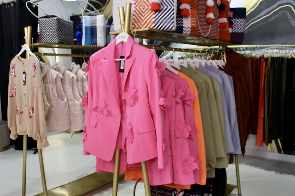 pink jacket