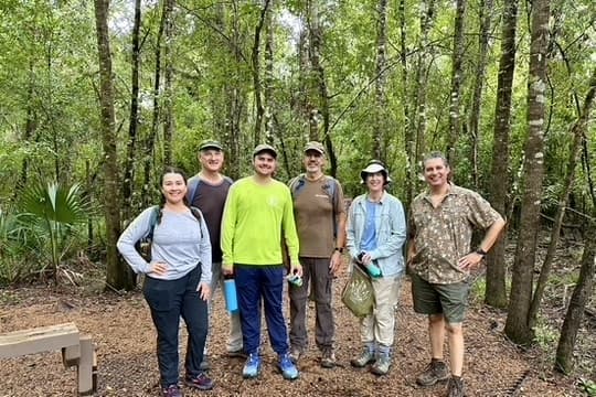 people on hike 