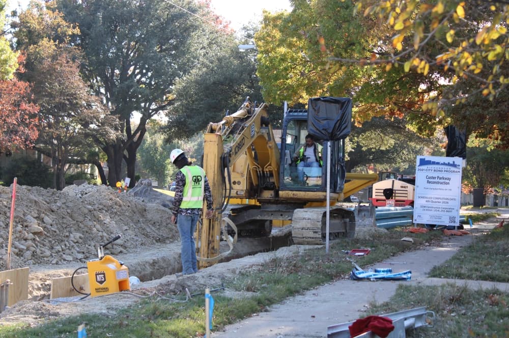 Construction begins on second segment of Custer Parkway improvement project