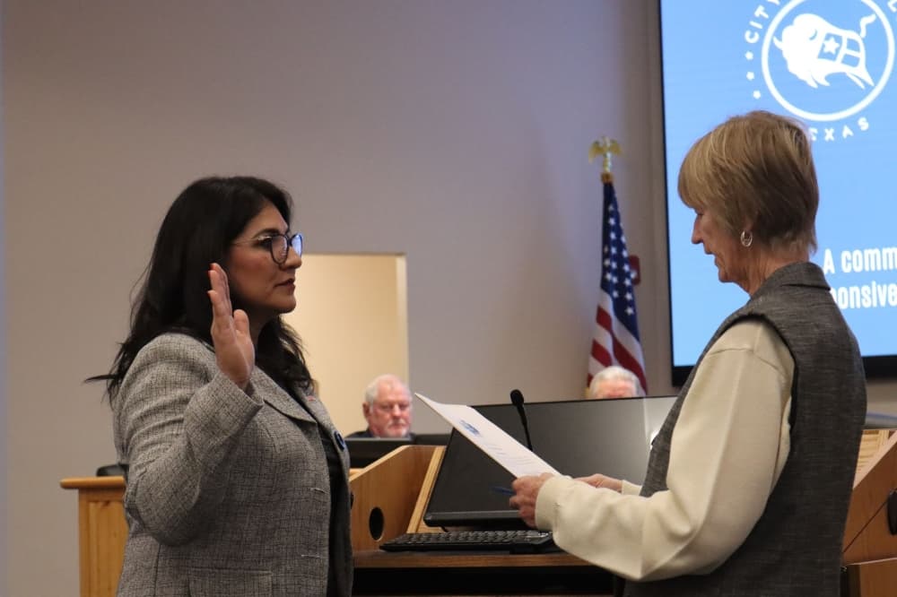 Norma Sanchez-Stephens was sworn in on Dec. 2, marking her second term on the city council. (Courtesy city of Cibolo)