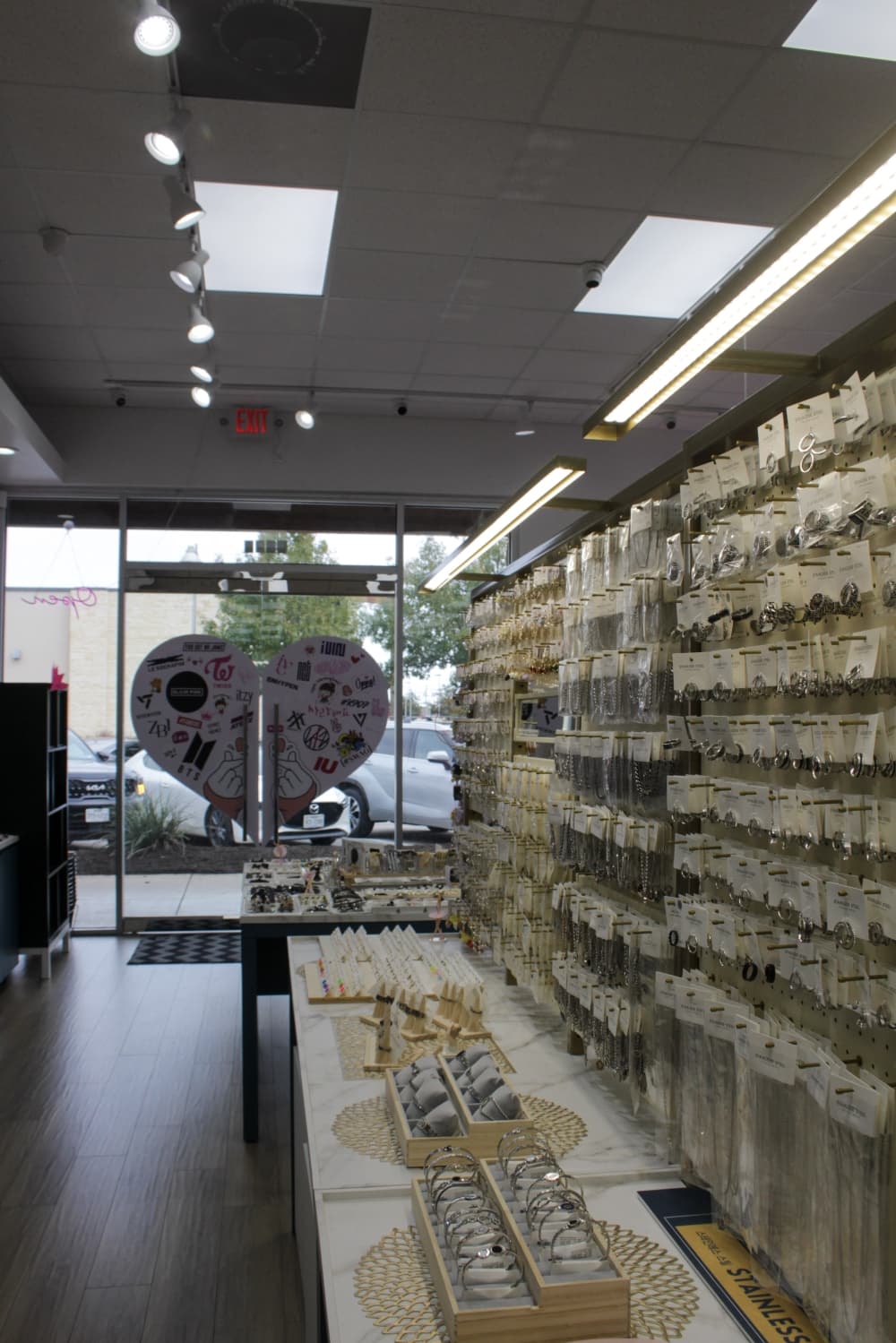 An image of the jewelry sold at the business. 