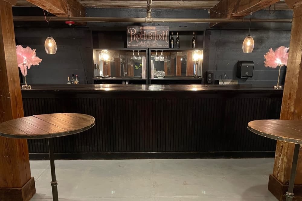 Prohibition, a speakeasy-style event space