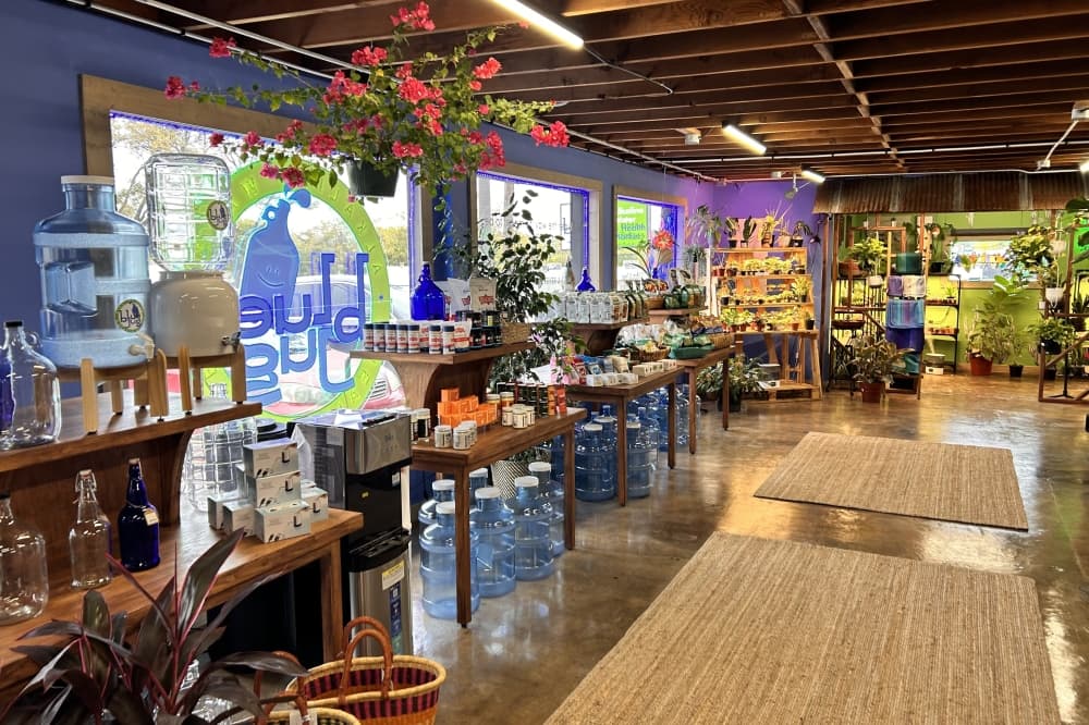 Blue Jug is located at 309 S. Business I-35, New Braunfels. (Shaheryar Khan/Community Impact)
