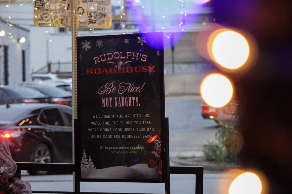 The Rudolph’s Road House event at Lefty’s Brick Bar will last Dec. 1-31. (Dacia Garcia/Community Impact)