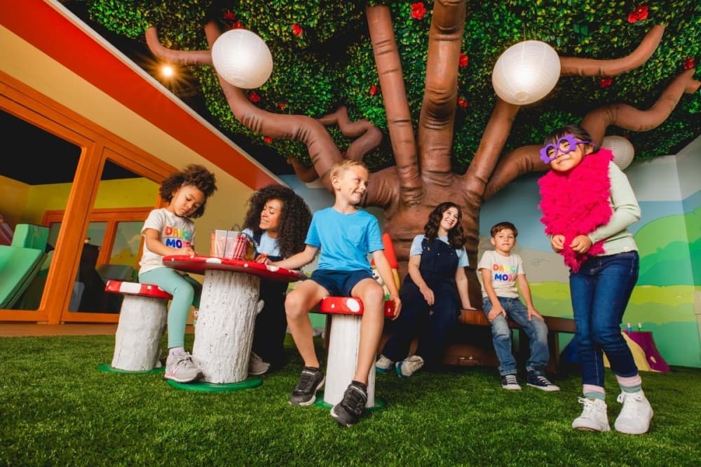 Interactive activity center Camp opening at Houston Galleria with 'Bluey' exhibit
