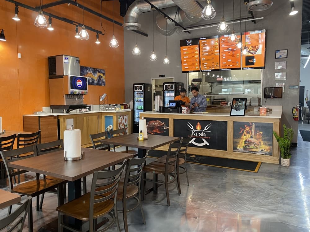 Krsh Burgers and Rotisserie offers burgers, chicken, fries in Lewisville