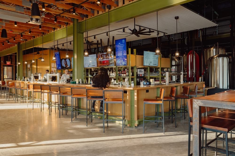 Old Gregg Brewing Company features a full bar. (Courtesy Old Gregg Brewing Company)