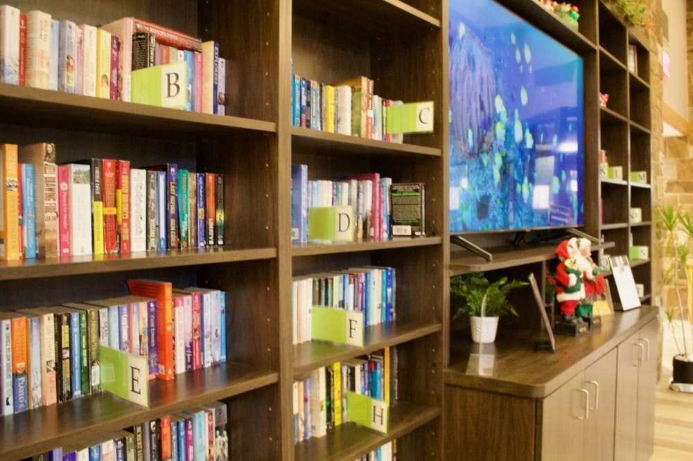 Book shelves