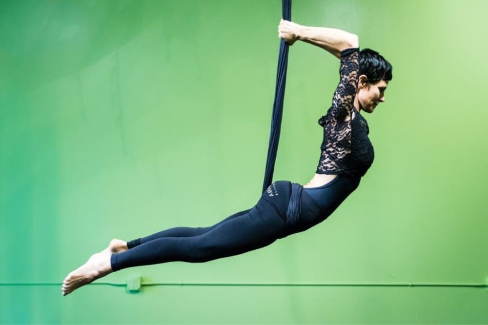 Transforming fear to courage: Aerial Yoga Houston aims to heal, not conceal pain