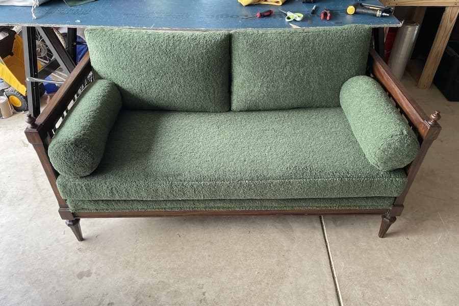 Lone Star Covered offers a large selection of fabrics to customize dining chairs, couches and reclining chairs. (Courtesy Lone Star Covered)