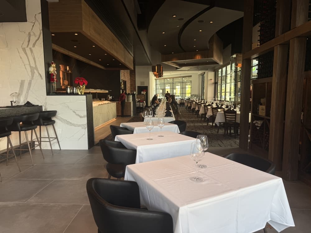 An image of the inside of the restaurant. 