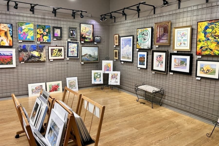 The New Braunfels Art League will host a workshop on encaustic painting Feb. 1. (Shaheryar Khan/Community Impact)