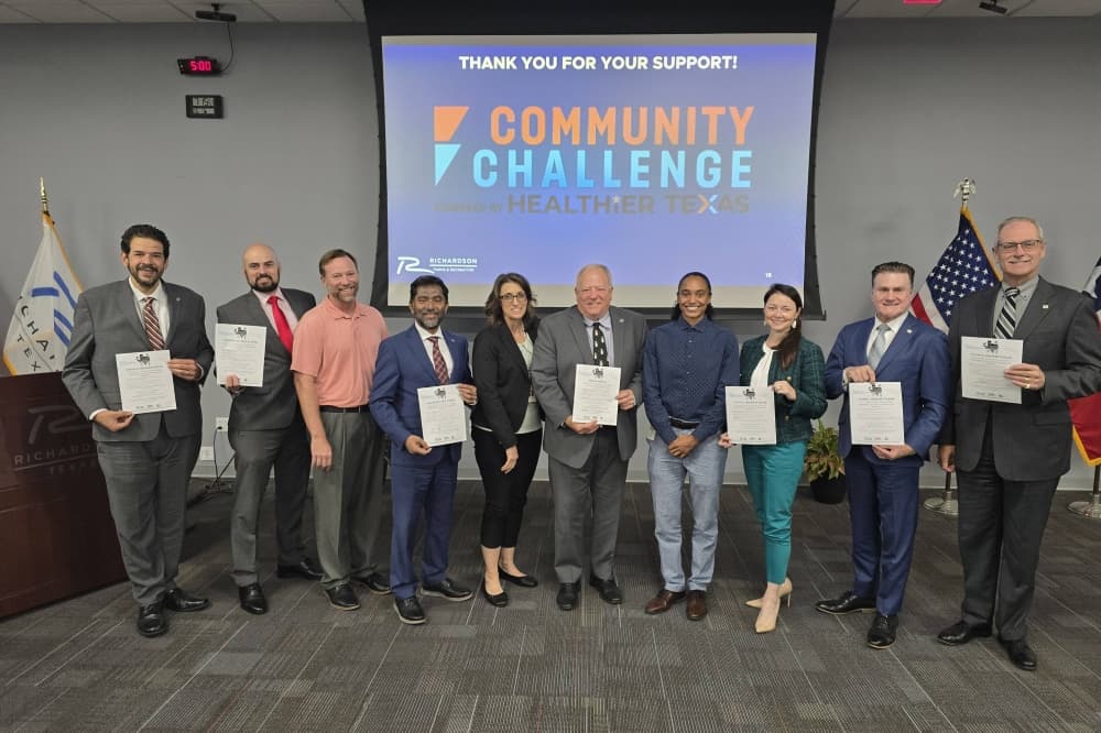 Richardson promotes health through community challenge