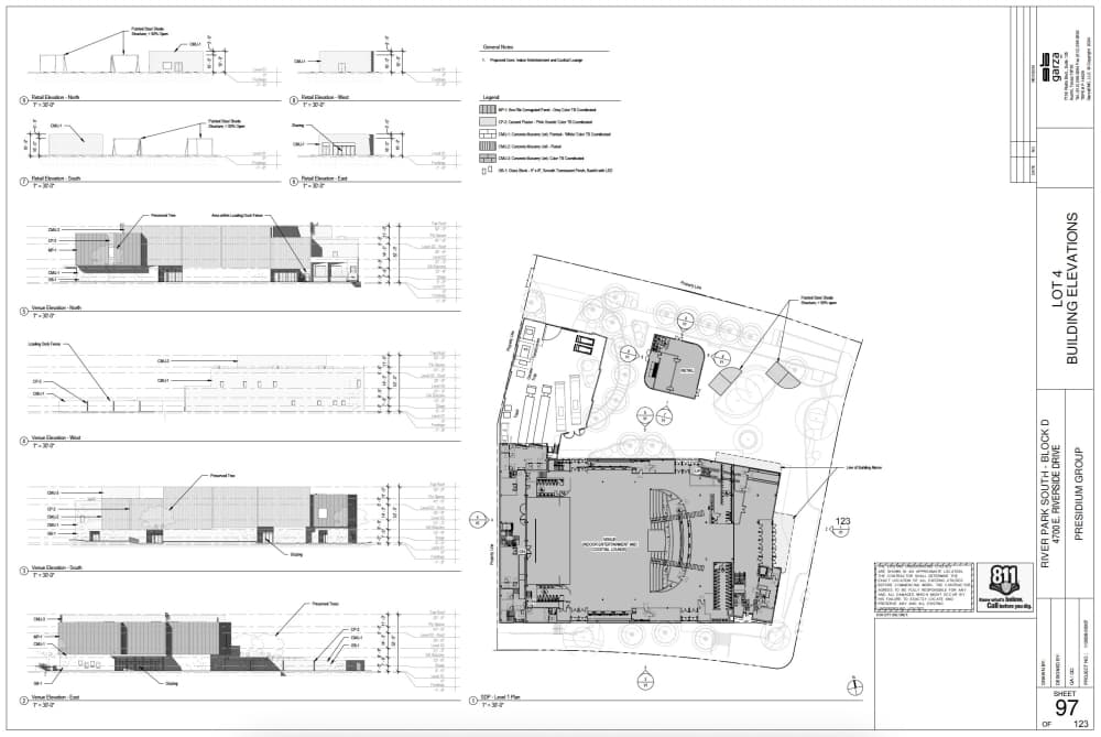 River Park venue plan