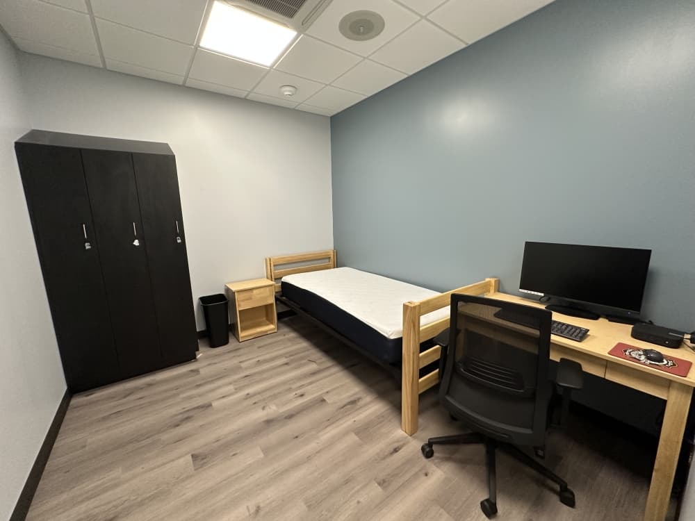 The new station features 13 dorms geared toward full-time firefighters. (Hannah Brol/Community Impact) 