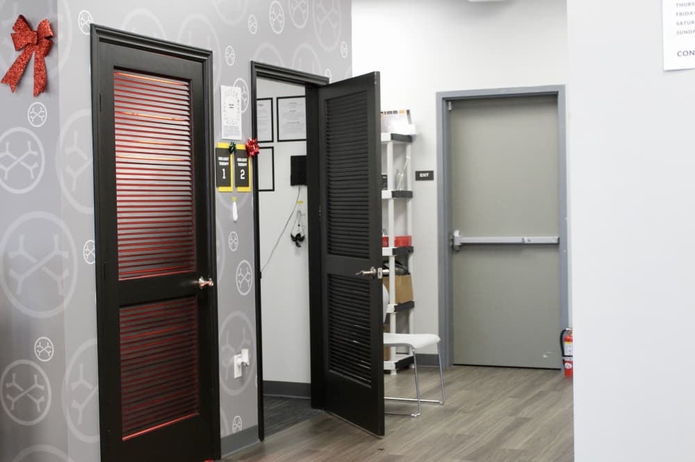 Red light therapy rooms