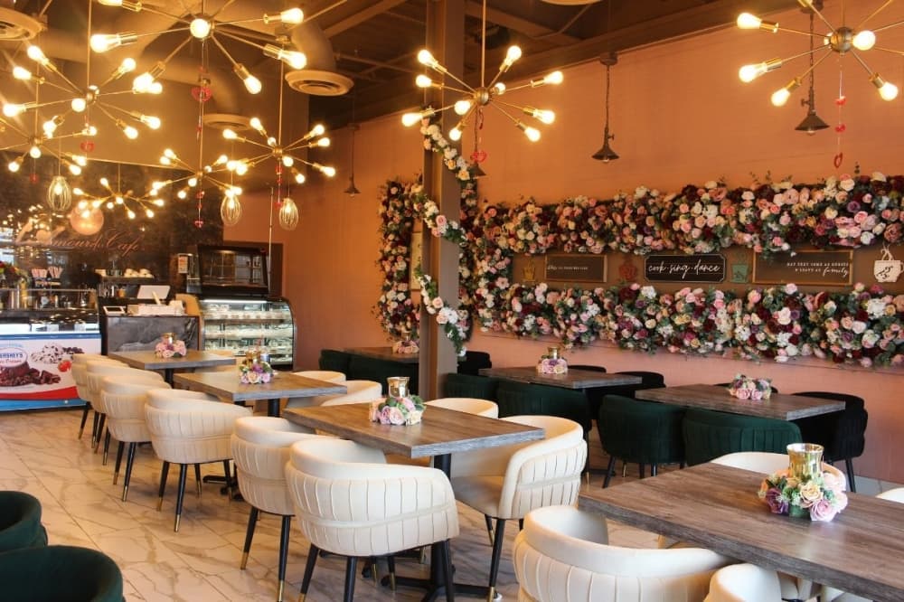 seating at a restaurant