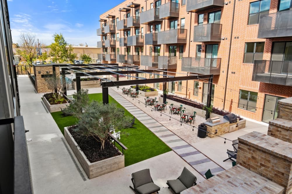 The Station at St. Elmo redefines living in Austin’s Arts District by combining modern design, artistic heritage