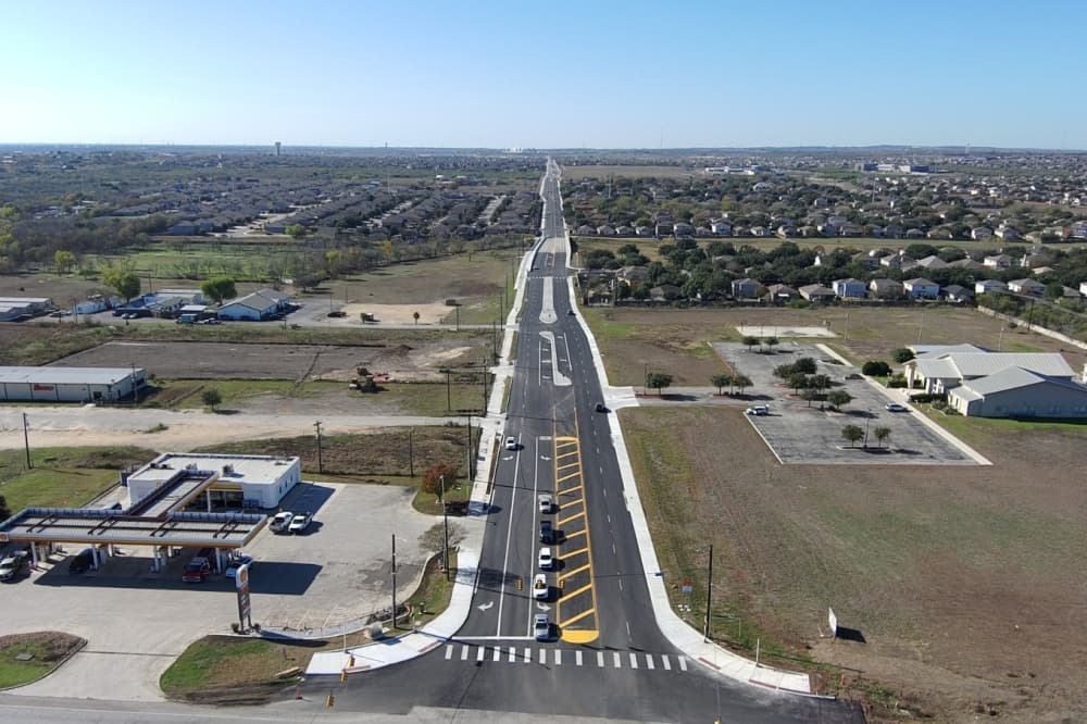 Klein Road widening project now complete in New Braunfels
