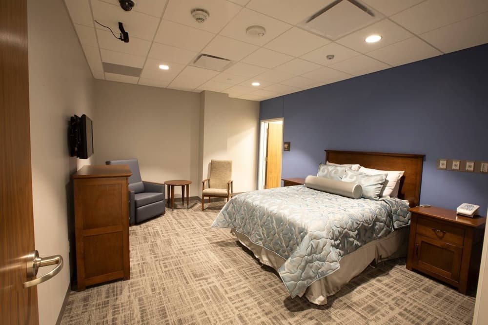 Interior of a sleep center