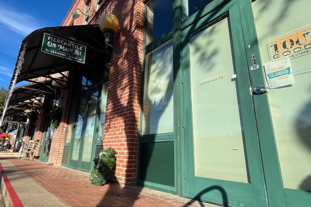 Mercantile on Main St. closes in downtown Grapevine