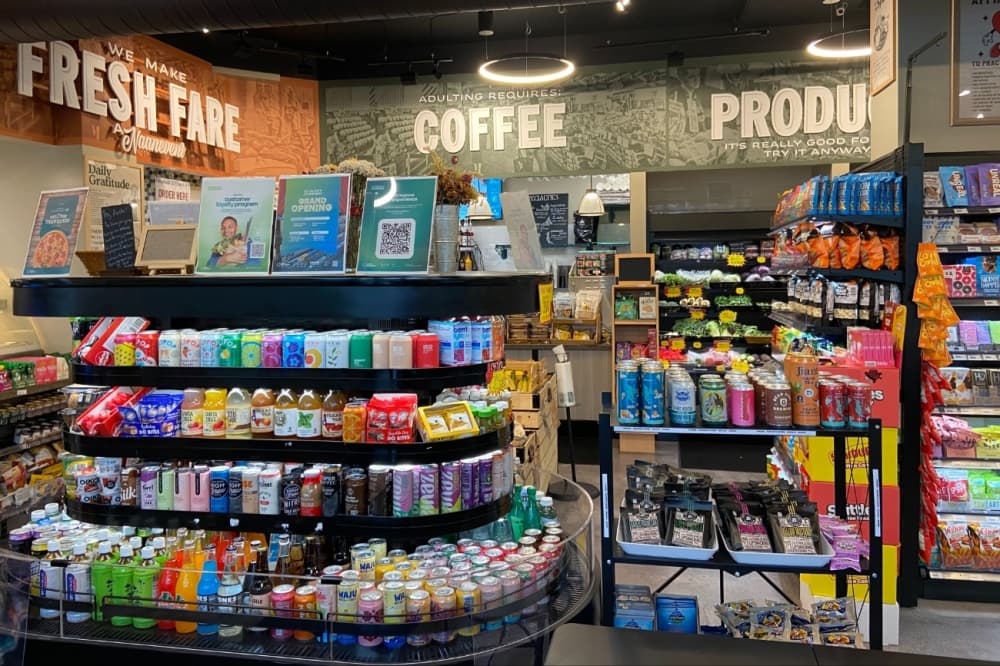 North Austin grocery store offering locally sourced produce, snacks