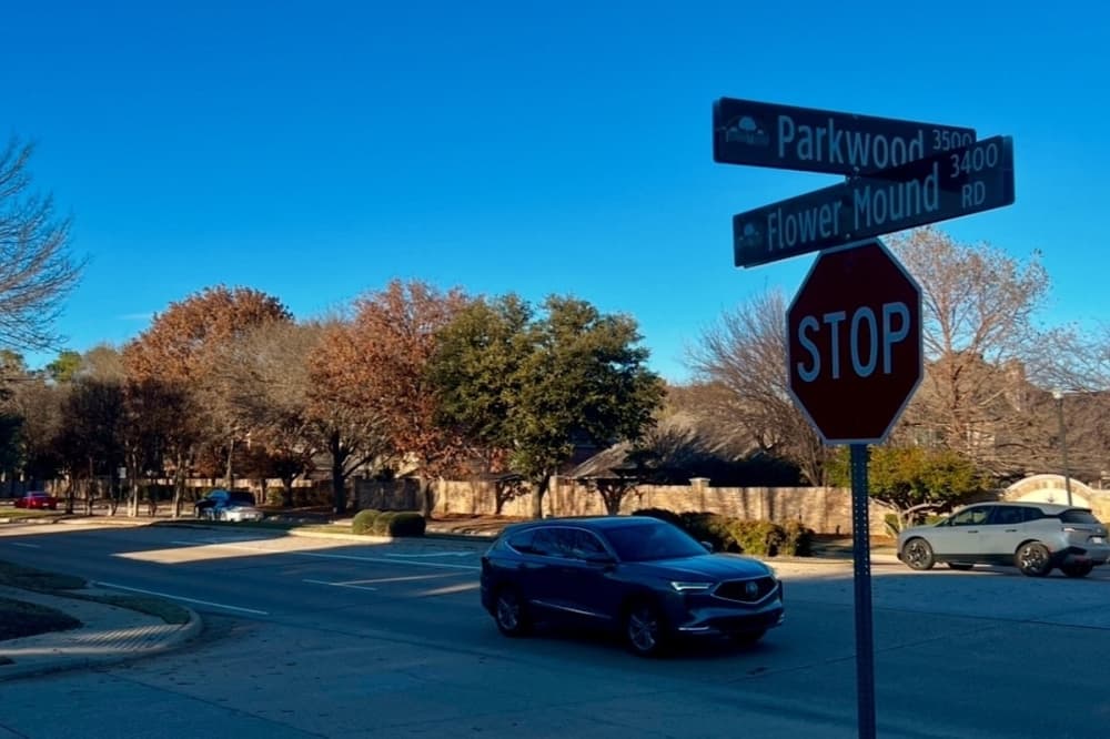 Construction continues on Flower Mound Road
