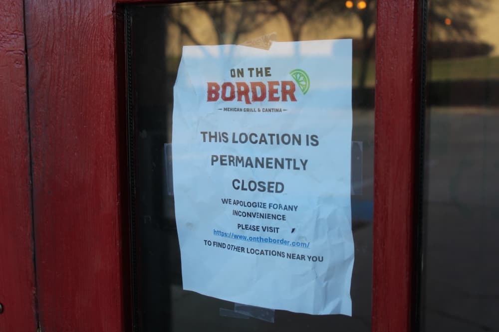 On The Border closes near Plano, Frisco border
