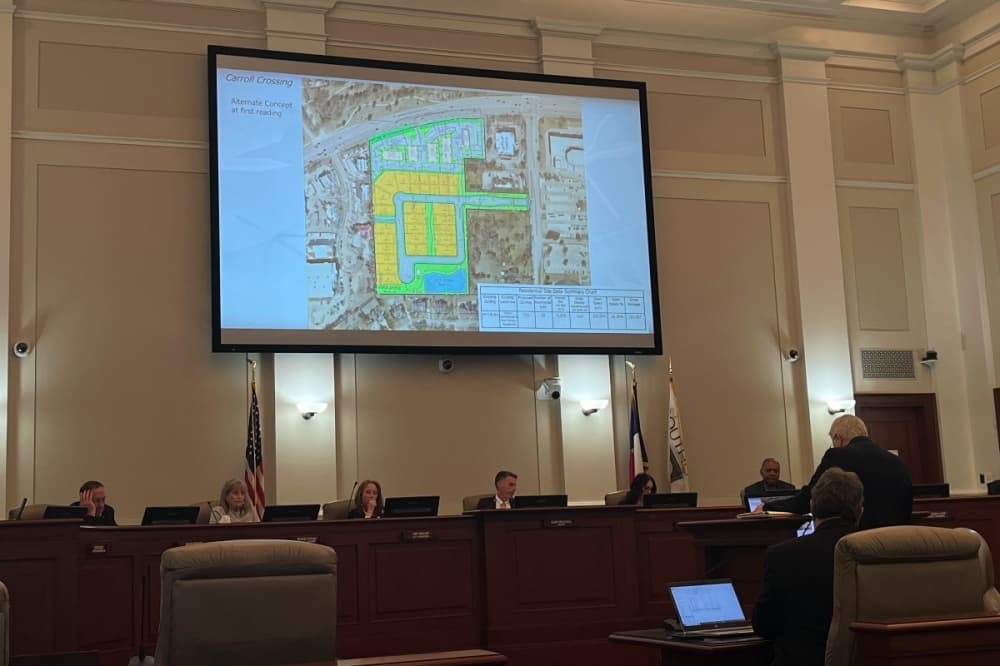 Carroll Crossing mixed-use development fails due to deadlocked Southlake council vote