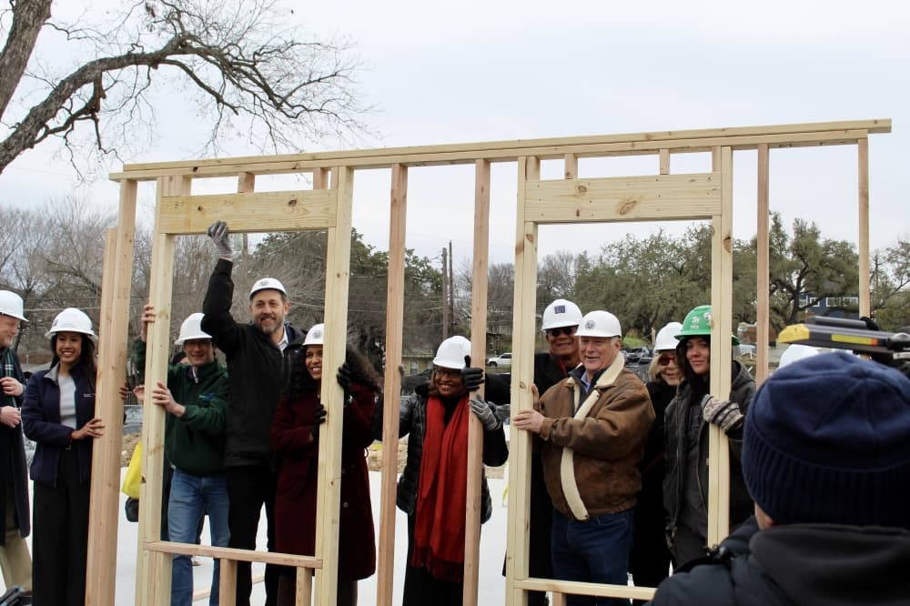 Prospect Heights wall-raising