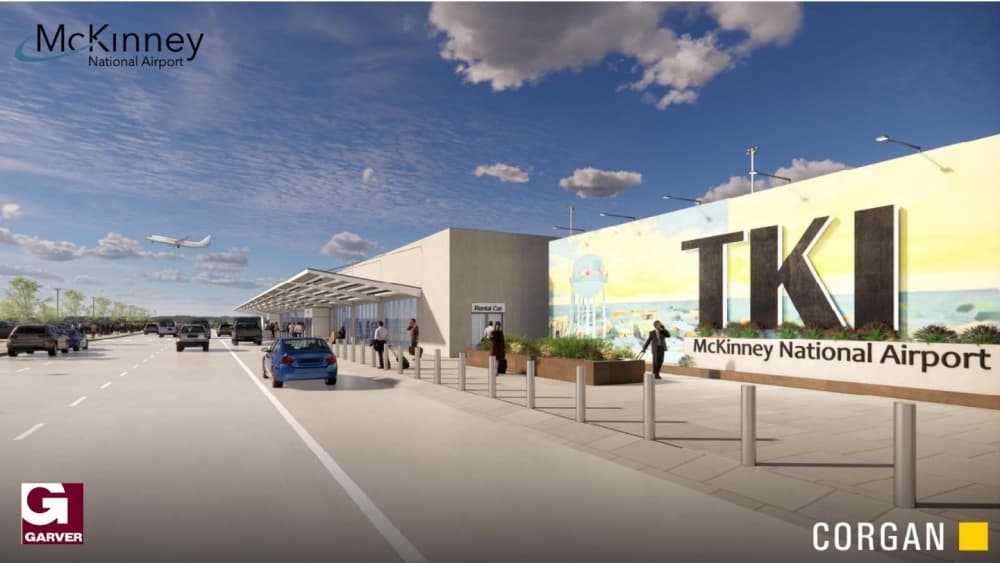 Front of the terminal