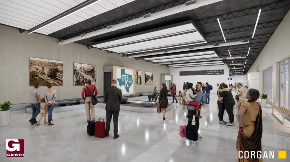Terminal baggage area