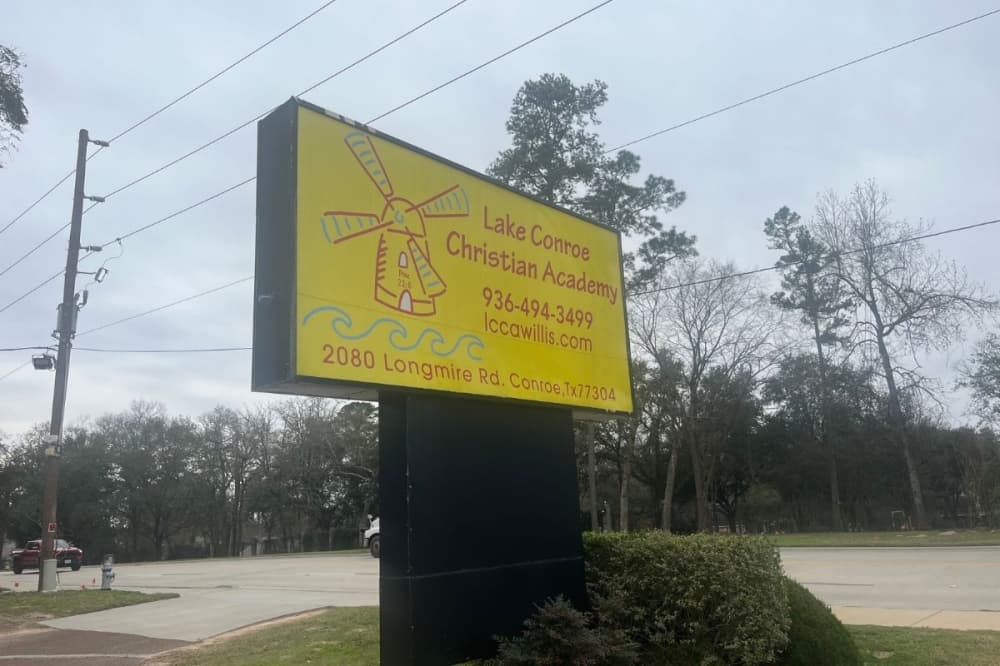 Lake Conroe Christian Academy is a religious-based private school located along Longmire Road in Conroe. (Carson Weaver/Community Impact)