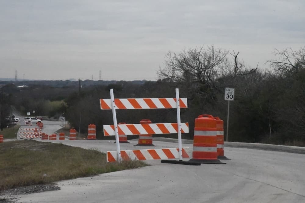 Lookout Road in Live Oak under construction through April