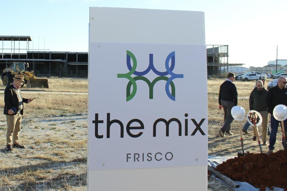 The Mix is making progress at the site of a former failed development. (Alex Reece/Community Impact) 